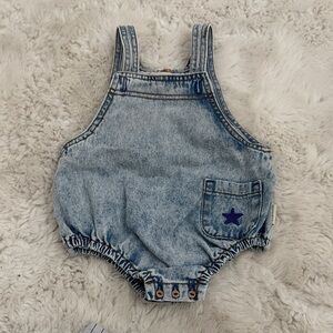 Piupiuchick Denim Blue Kids Bottoms